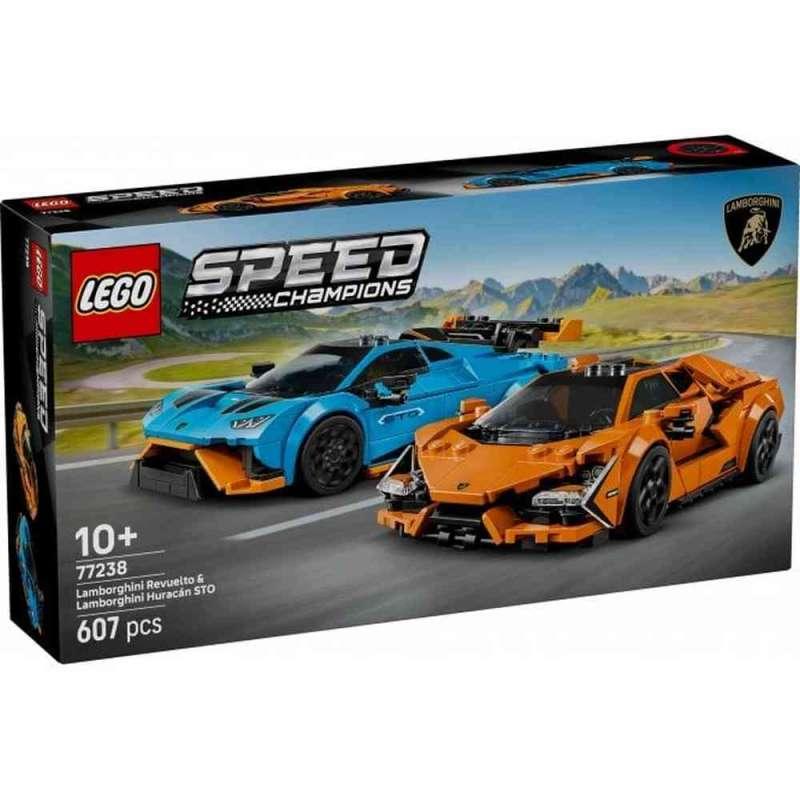 LEGO SPEED CHAMPIONS LAMBORGHINI REVUELTO AND HURACANE 