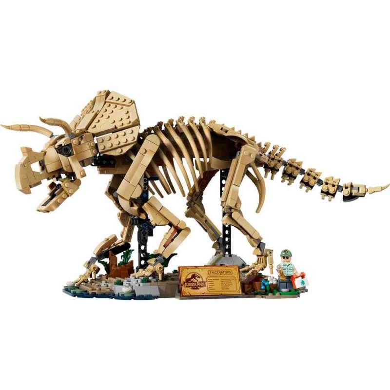LEGO JURASSIC WORLD DINOSAUR FOSSILS TRICERATOPS 
