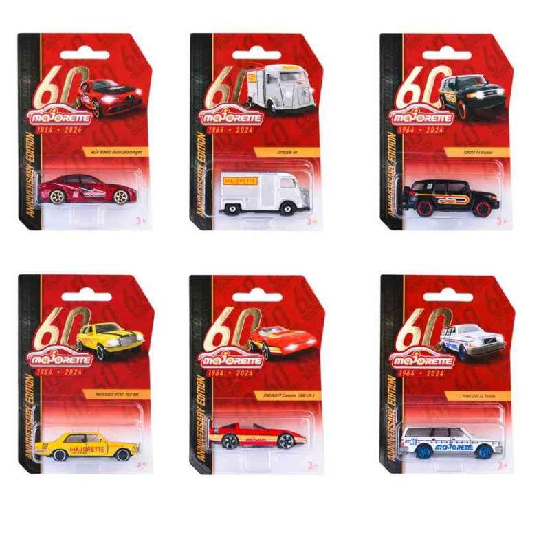 MAJORETTE ANNIVERSARY EDITION PREMIUM AUTICI 7,5CM ASST 