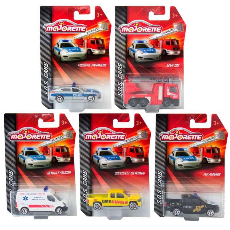 MAJORETTE S.O.S VOZILA 7.5CM 6 ASST