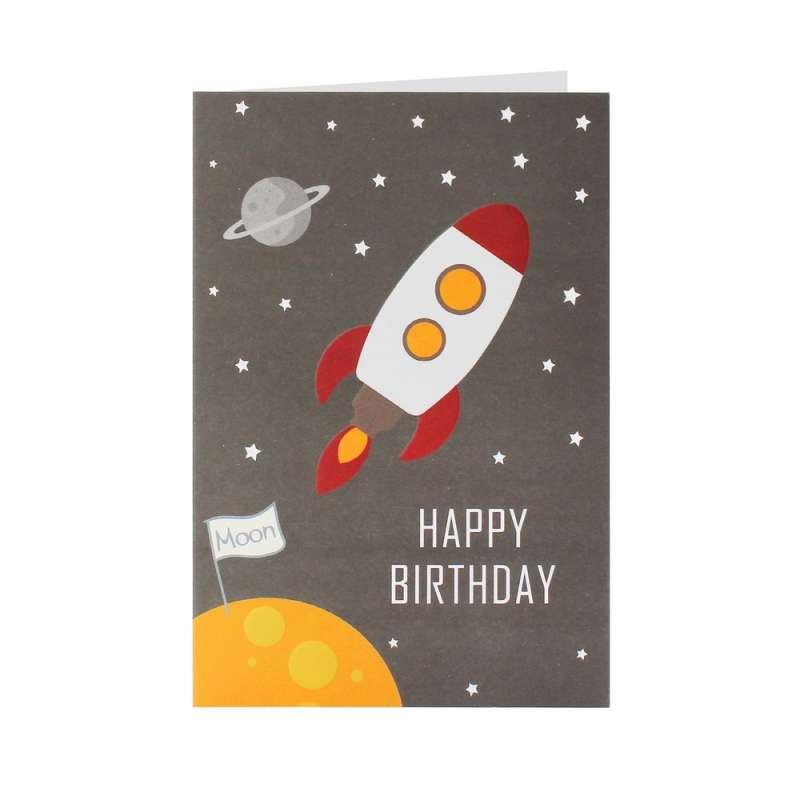 MAG18496 cESTITKA HAPPY BIRTHDAY RAKETA