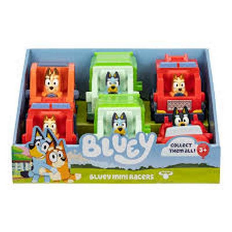 ME18066 BLUEY MINI RACERS FIGURICE ASST 