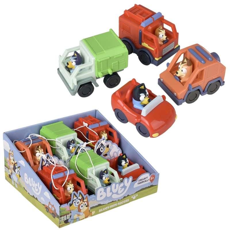 ME18066 BLUEY MINI RACERS FIGURICE ASST 