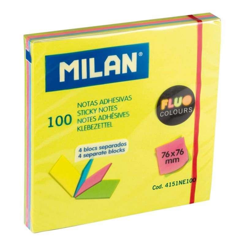 MILAN SAMOLJEPLJIVI BLOKCIC MAGIC 76X76MM 100 