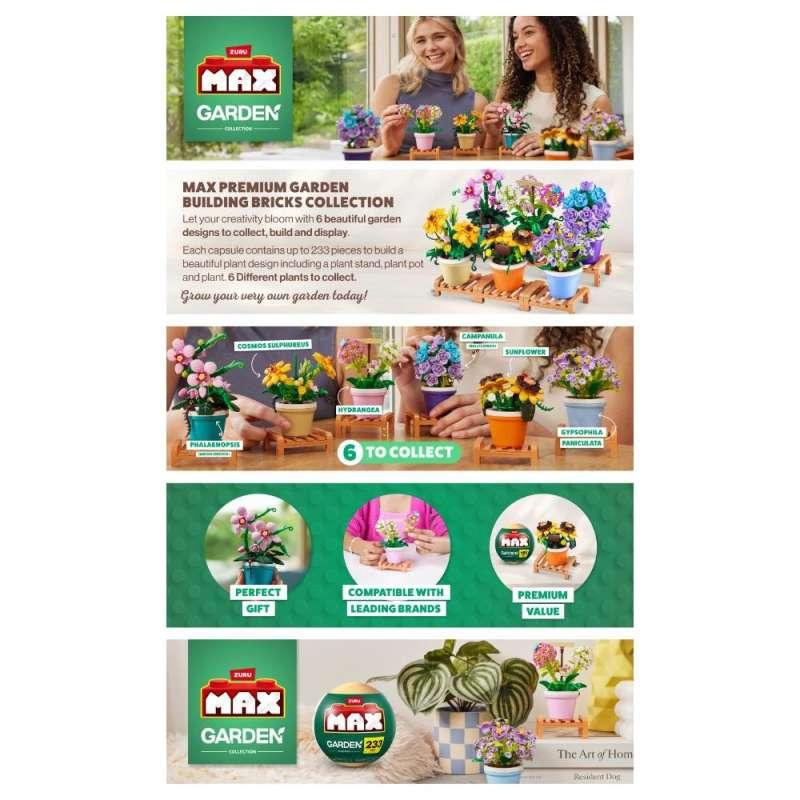 83183GQ1 ZURU MAX GARDEN POT PLANTS