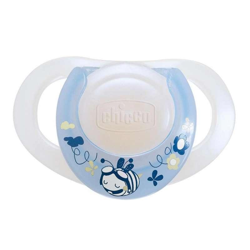 CHICCO DUDA VAR PHYSIO RINGSIL PLAVA 0M+ 2KOM 