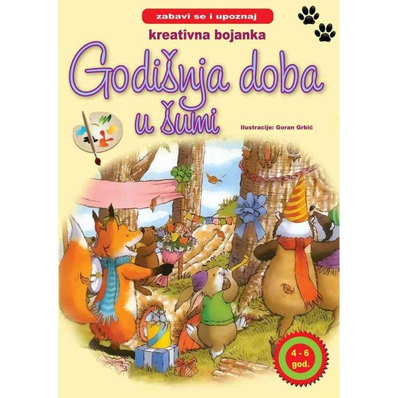 KREATIVNA BOJANKA - GODISNJA DOBA U SUMI 