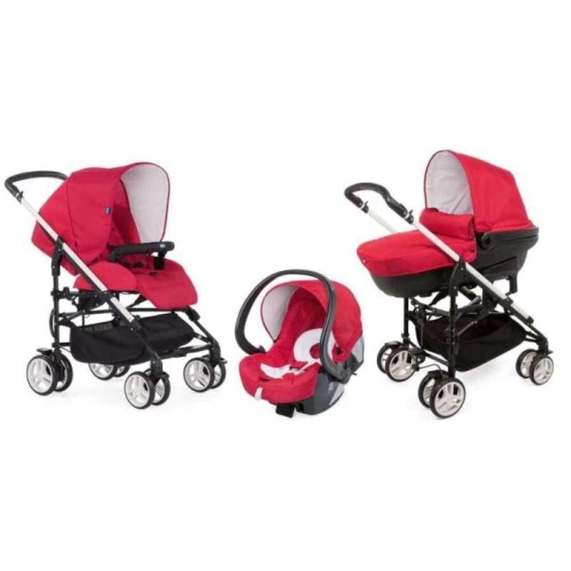 CHICCO KOLICA TRIO MY CITY WITH KIT CAR, SCARLET 