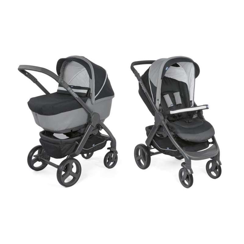 CHICCO KOLICA DUO STYLE GO UP, JET BLACK 