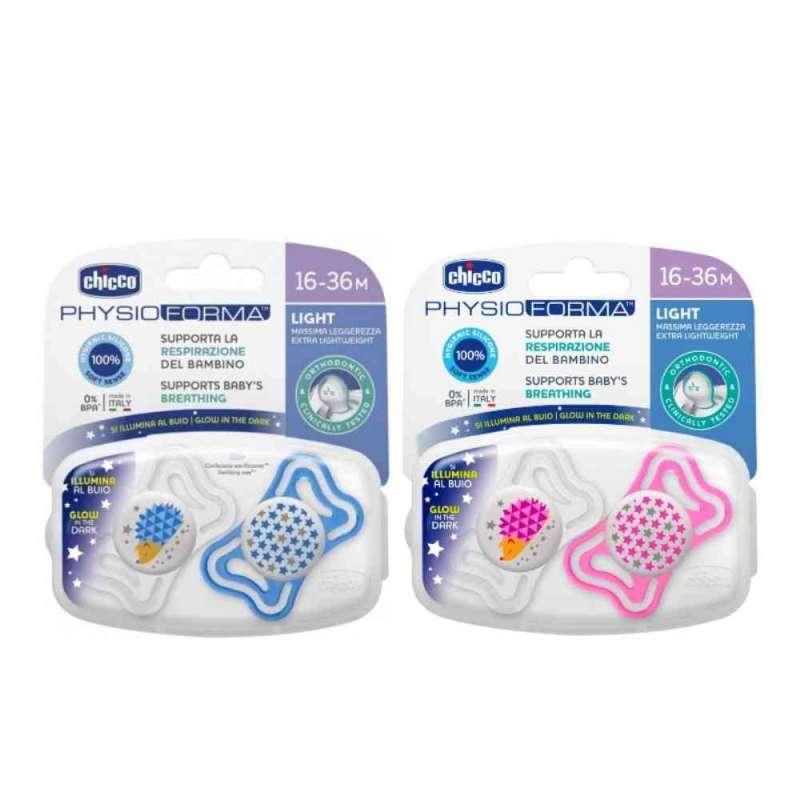 CHICCO DUDA PHYSIO LIGHT LUMI, 16M-36M, 2PCS 