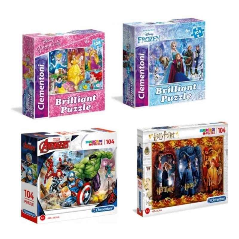 CLEMENTONI PUZZLE 104 SQUARE ASST