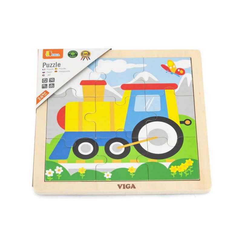 DRVENE PUZZLE VLAK 
