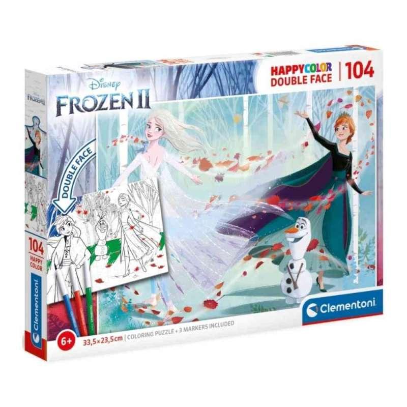 CLEMENTONI PUZZLE 104 DUPLO LICE