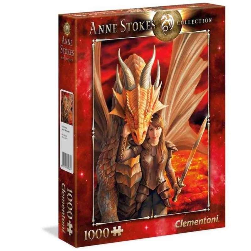 CLEMENTONI PUZZLE 1000 ANNE STOKES - INNER STRENGHT