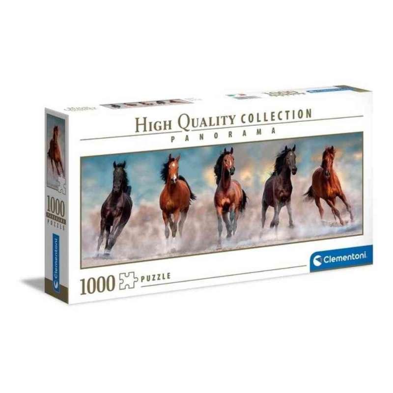 CLEMENTONI PUZZLE 1000 PANORAMA HORSES