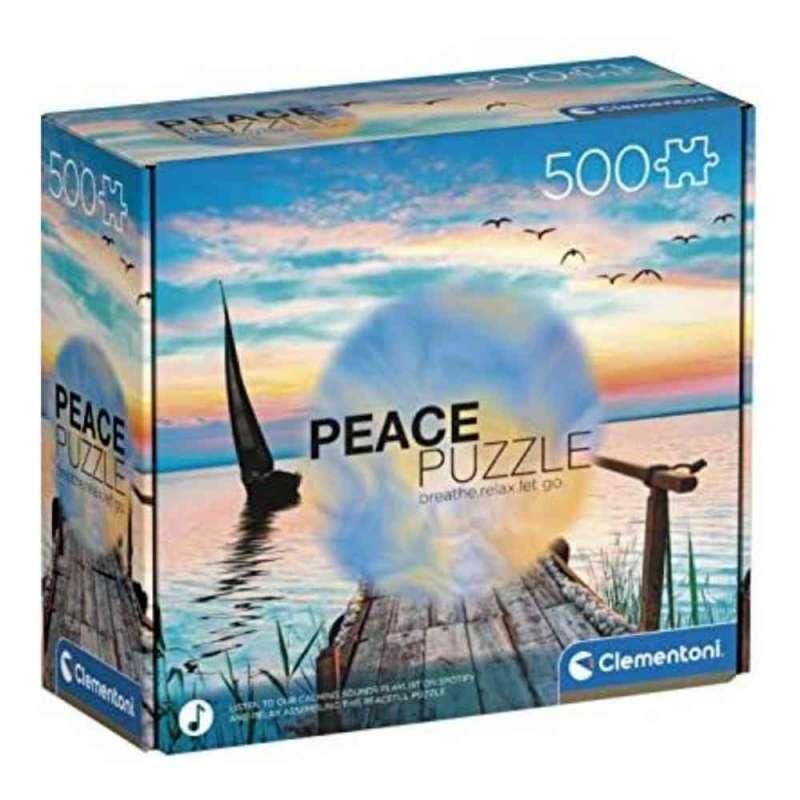CLEMENTONI PUZZLE 500 PEACE PEACEFUL WIND