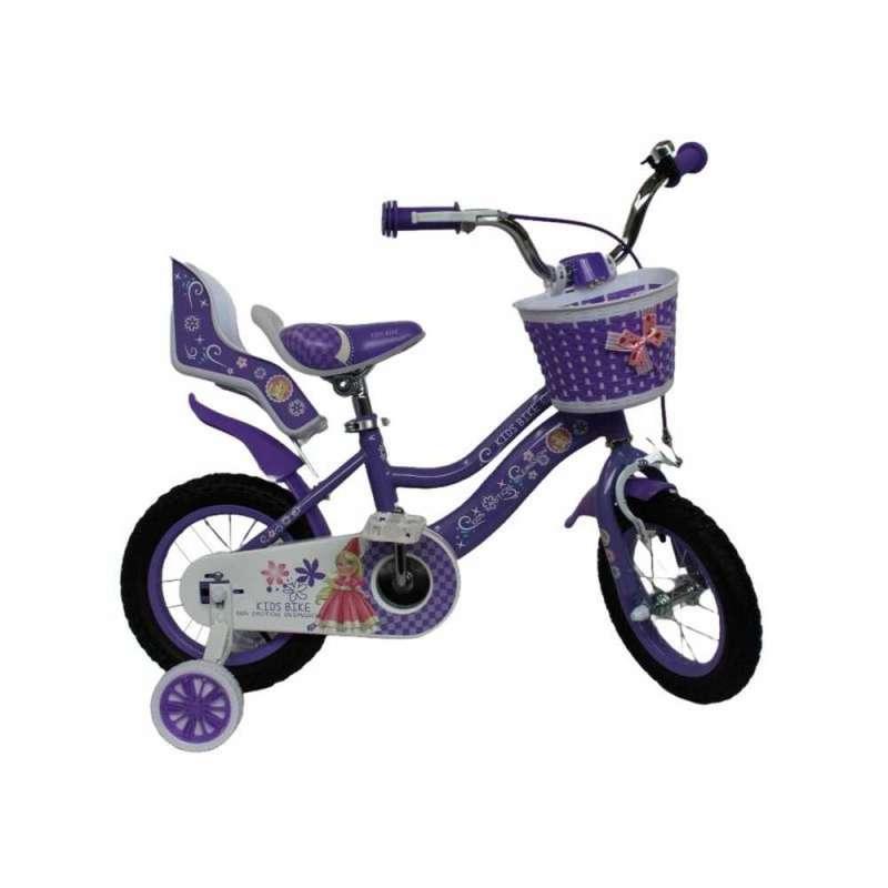 BICIKL 12 INCH/26627/CB-4 - GIRL- LJUBIČASTO BIJELA 