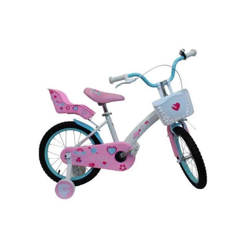 BICIKL 16 INCH/26629/KB005 - GIRL-PINK BIJELA 