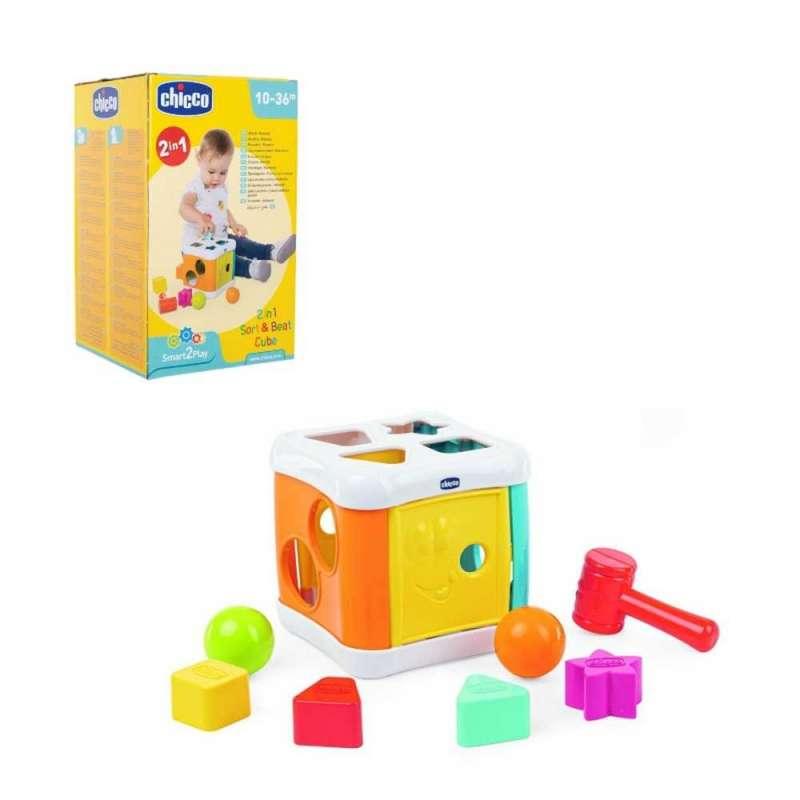 Chicco kocka 2u1 Sort and Beat, 6M+