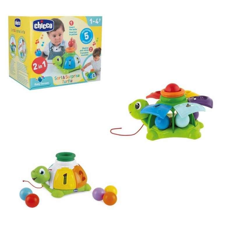 CHICCO GLAZBENA KORNJACA SA LOPTICAMA, 12M+ 