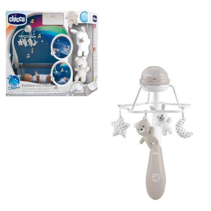 CHICCO VRTULJAK ZA KREVETAC 3U1 RAINBOW, NEUTRAL 