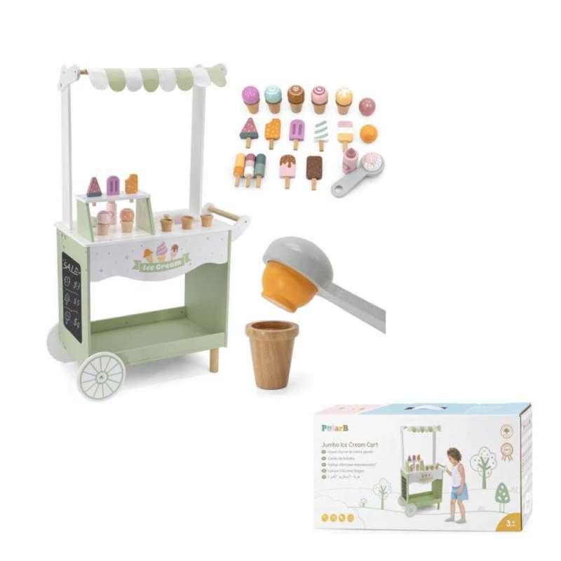 44100 DRVENA JUMBO KOLICA ZA SLADOLED 