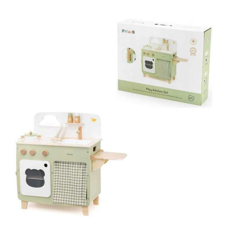 44245 DRVENA KUHINJA SA SKLOPIVOM POLICOM