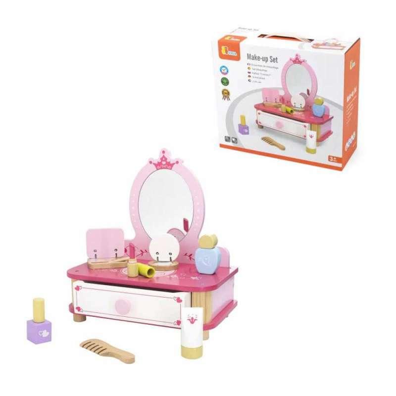 44571 TOALETNI STOLIc SA OGLEDALOM I DODACIMA