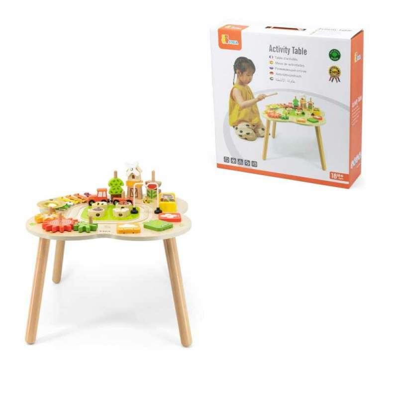 44657 DRVENI EDUKATIVNI STOL ZA IGRU 