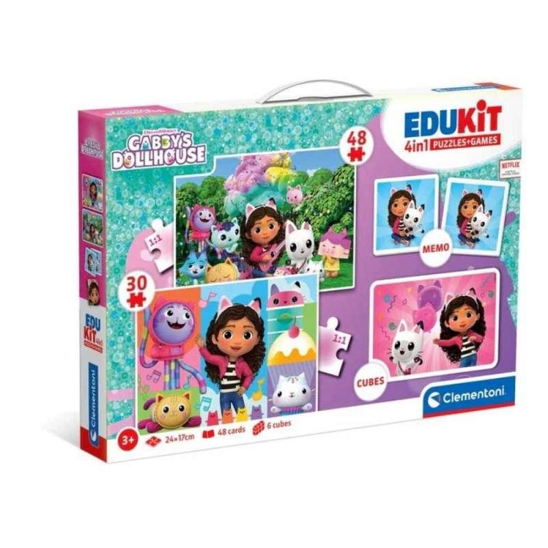 CL18319 EDUKIT 4 U 1 GABBY'S DOLLHOUSE 