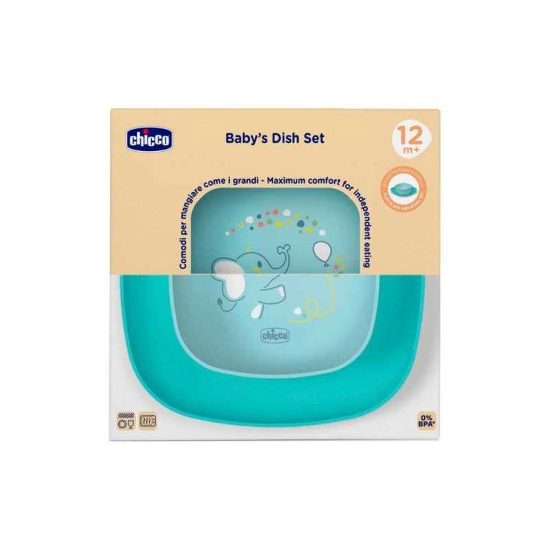 CHICCO SET TANJURA ZA JELO 12M+, BLUE 