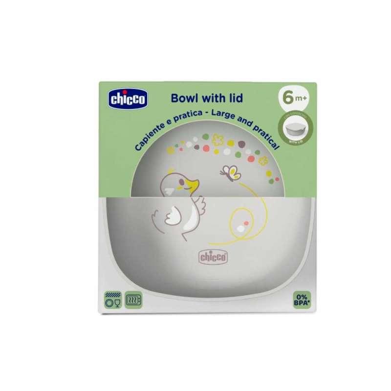 CHICCO ZDJELICA S POKLOPCEM, 6M+, GREY 