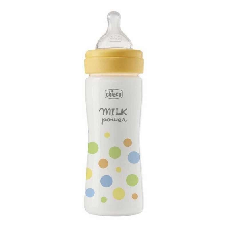 CHICCO PLASTICNA BOCICA PERFECT EASY SREDNJI PROTOK,2M+,250 ML,ZUTA 