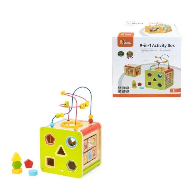 44800 DRVENA AKTIVITI KUTIJA 9IN1 