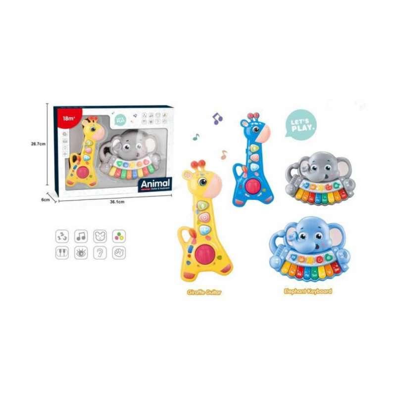 GITARA ŽIRAFA I GLASOVIR SLON 069768 