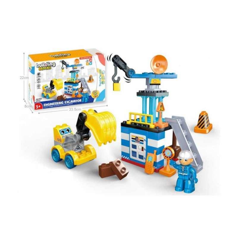 GRAĐEVINSKE KOCKICE ZA SLAGANJE 51 KOM 070481 