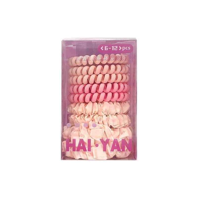 GUMICE ZA KOSU SET PASTEL 