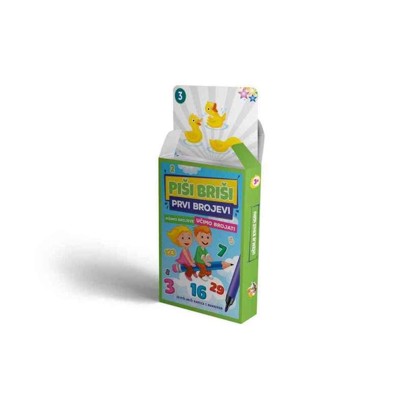 EDUKATIVNE KARTE PSI BRISI - UCIM BROJEVE