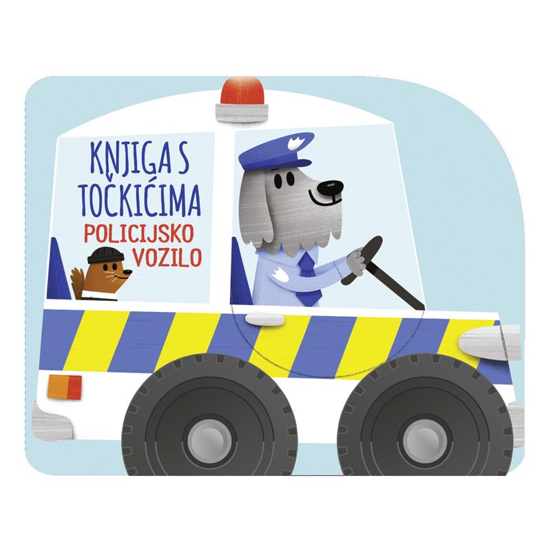KNJIGA SA TOCKICIMA - POLICIJSKO VOZILO 