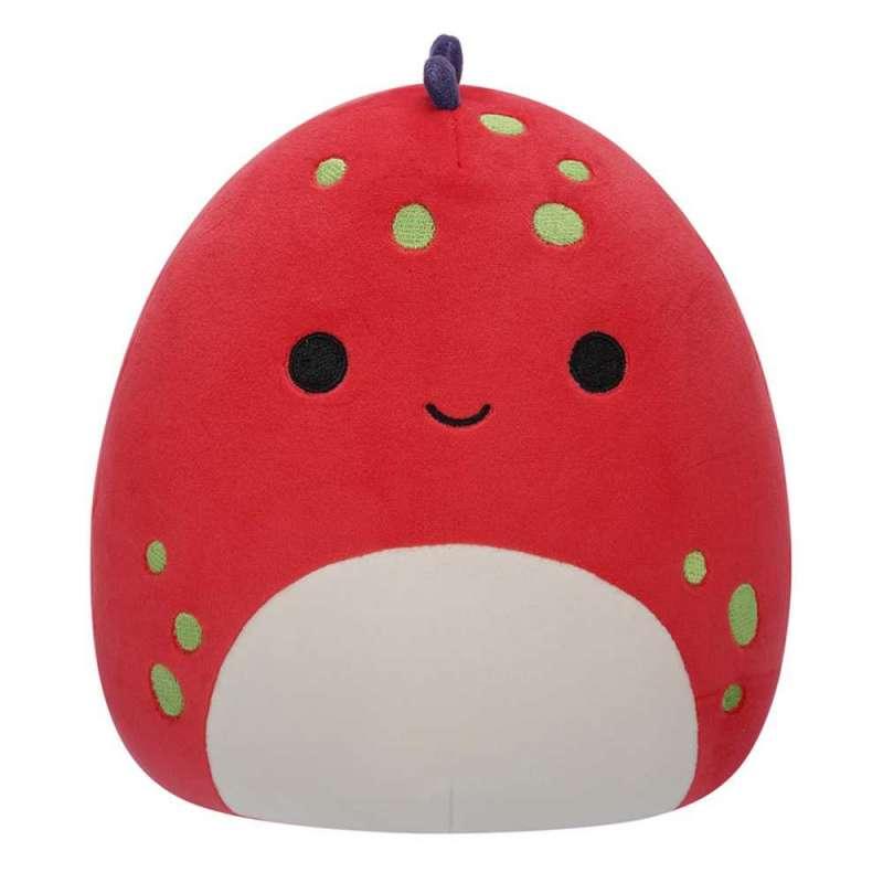 SQU:SQUISHMALLOWS 20 CM W19 -DOLAN - CRVENI DINO SA ZELENIM TOCKAMA 