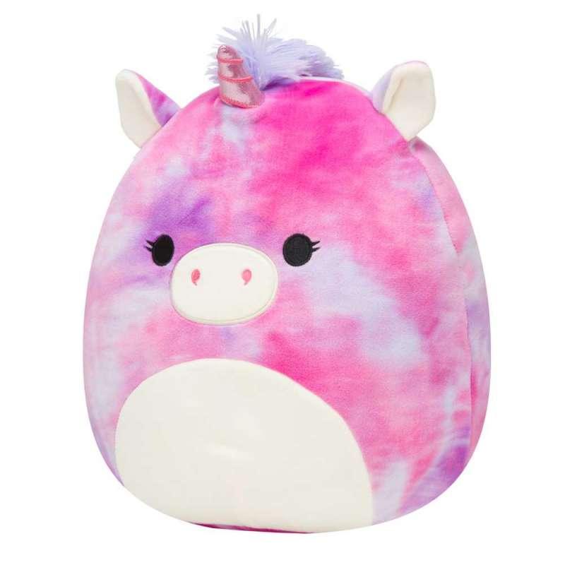 SQU: SQUISHMALLOWS 30CM - ROZA-LJUBICASTI TIE-DYE JEDNOROG LOLA 