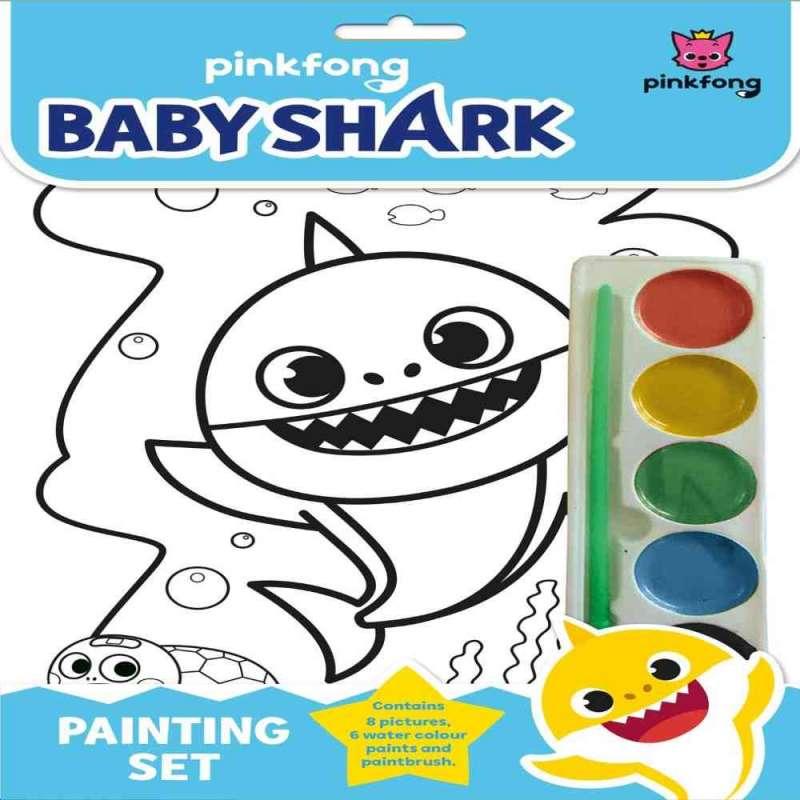 BABY SHARK SET ZA BOJANJE