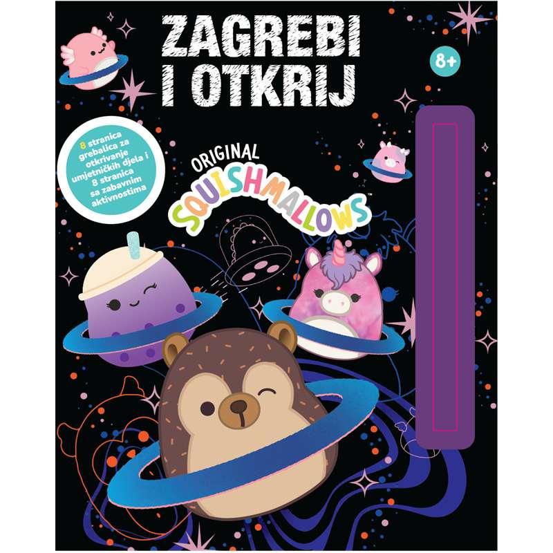 SQUISHMALLOWS: ZAGREBI I OTKRIJ - KNJIGA S OLOVKOM 