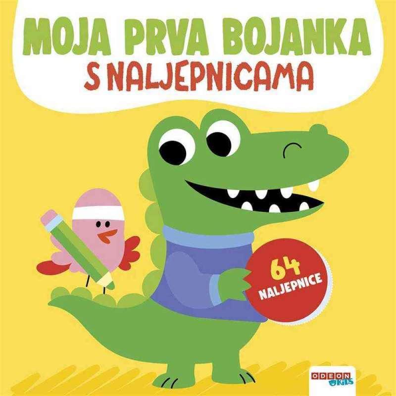 ODE: MOJA PRVA BOJANKA S NALJEPNICAMA (ZUTA) 