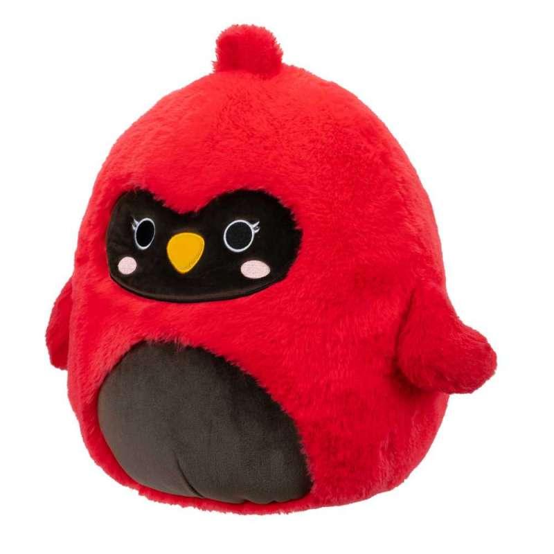 SQU: SQUISHMALLOWS FUZZAMALLOW 30CM - CRVENI KARDINAL CAZLAN 