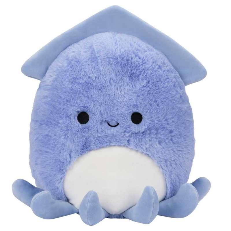SQU: SQUISHMALLOWS FUZZAMALLOW 30CM - PASTELNO LJUBICASTA LIGNJA STACY 