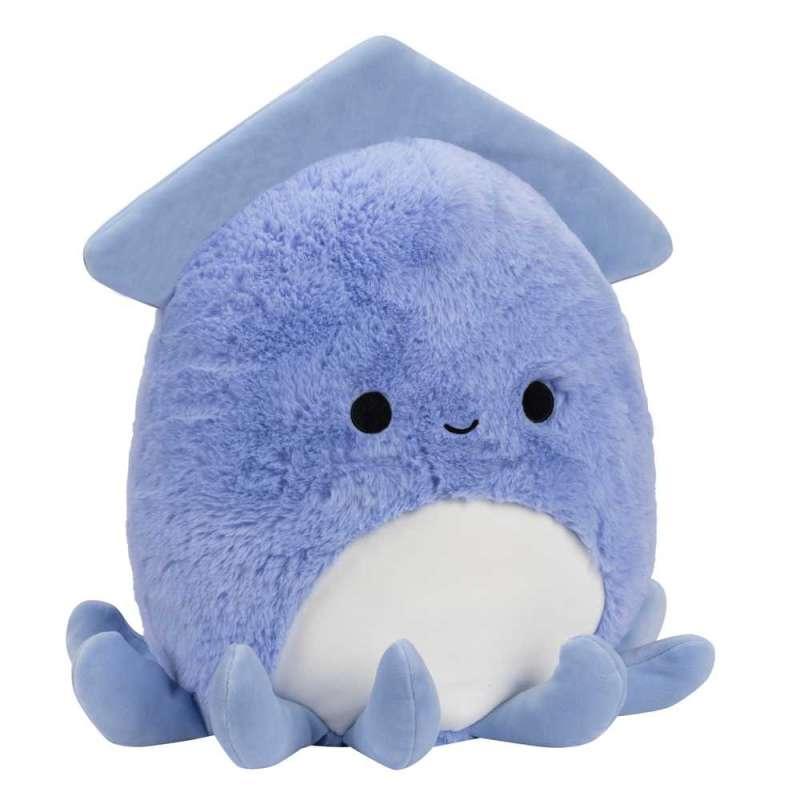 SQU: SQUISHMALLOWS FUZZAMALLOW 30CM - PASTELNO LJUBICASTA LIGNJA STACY 