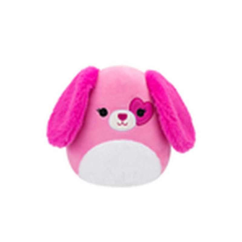 SQU: SQUISHMALLOWS 20 CM - SAGER - ROZA PAS S POVEZOM NA OKU OBLIKA SRCA 