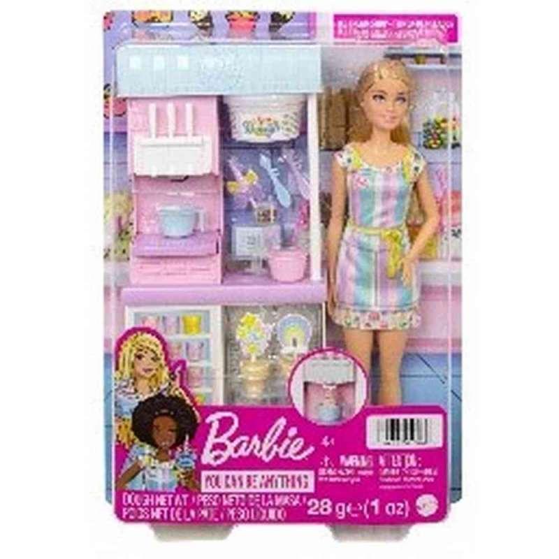 BARBIE SET PRODAVNICA SLADOLEDA I LUTKA 