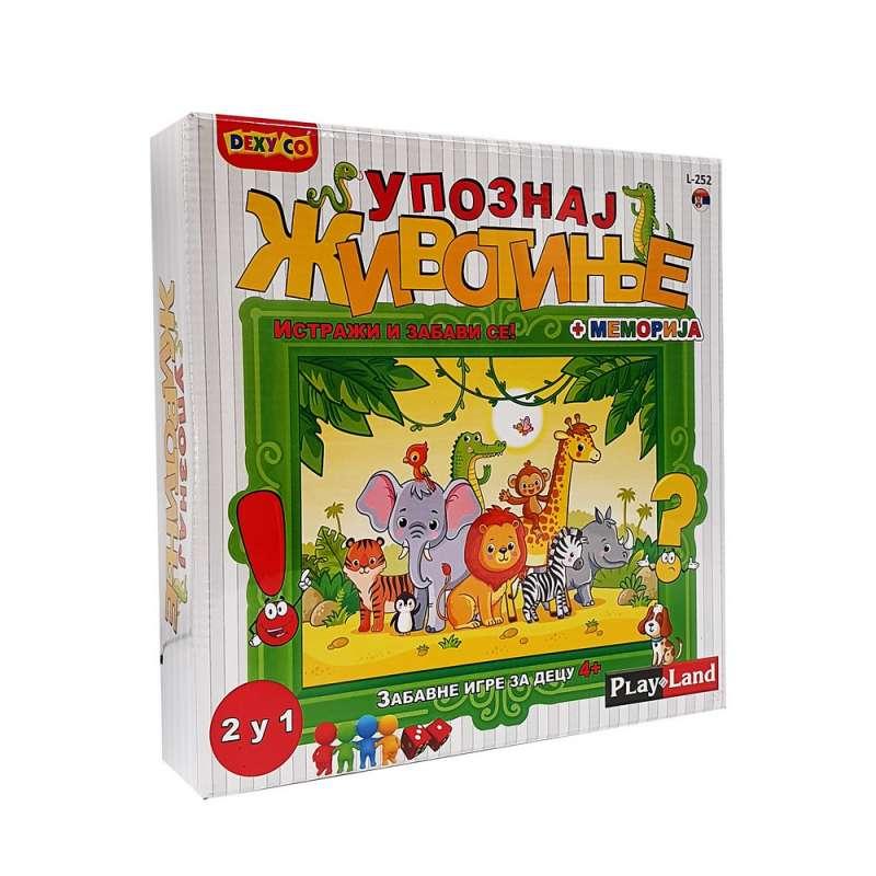PL252 PLAY LAND UPOZNAJ ZIVOTINJE SRB 